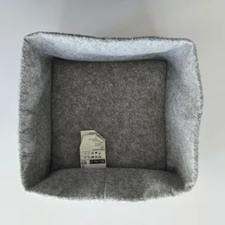 Scatola contenitore IKEA DRÖNA feltro grigio