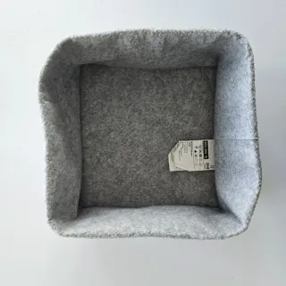 Scatola contenitore IKEA DRÖNA feltro grigio