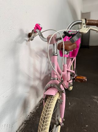 Bicicleta infantil rosa