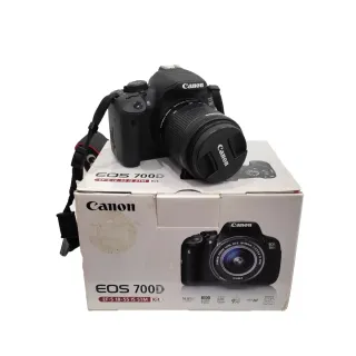 Canon EOS 700D Reflex Fotocamera scatola e custodi
