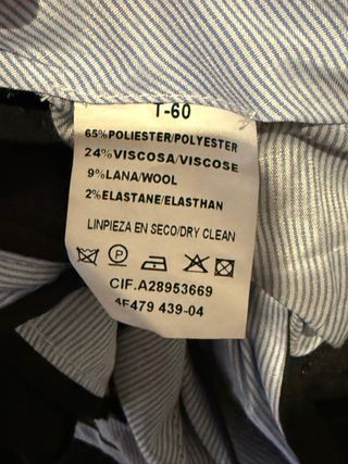 Smoking Negro de Hombre T60 “Alessandro Paladio”