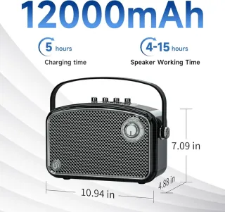 Altavoz Bluetooth 120W HiFi Potente