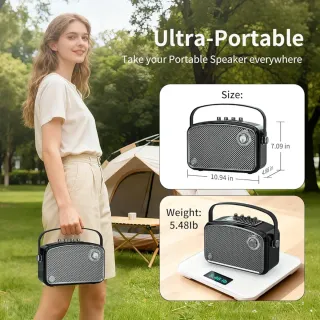 Altavoz Bluetooth 120W HiFi Potente