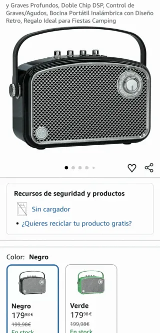 Altavoz Bluetooth 120W HiFi Potente