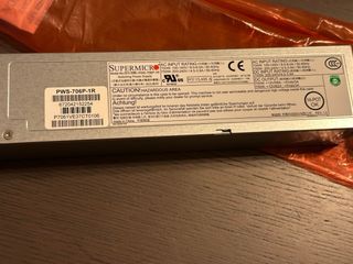 Fuente Supermicro 750W 80 Plus Platinum PWS-706P-1