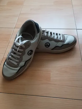 Botines Álvaro Moreno Beige/Blanco Talla 41