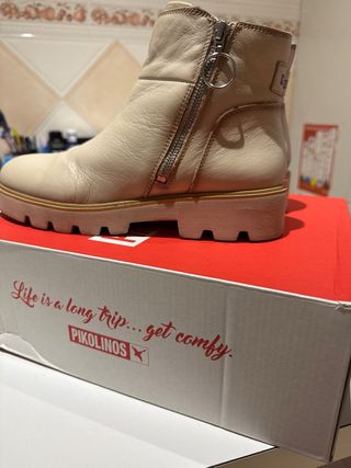 Botines Pikolinos Beige Mujer
