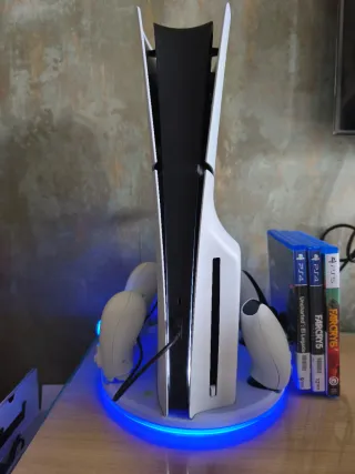 Consola PS5 Slim Edición Disco Blanca