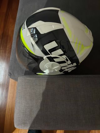 Casco de moto jet blanco