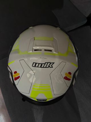 Casco de moto jet blanco