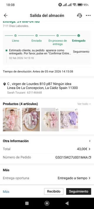 Monos y calcetines para bebé niña