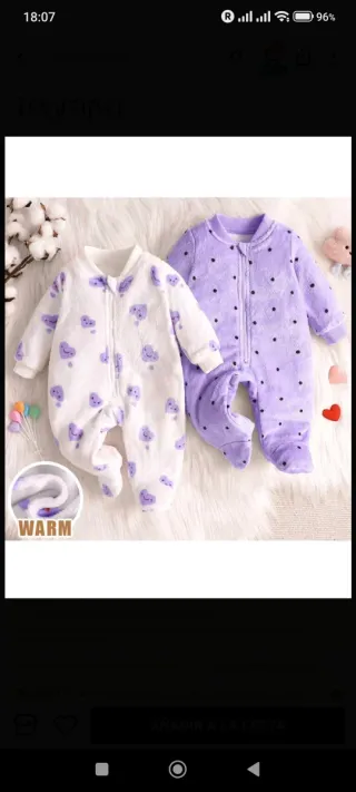 Monos y calcetines para bebé niña