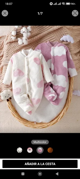 Monos y calcetines para bebé niña