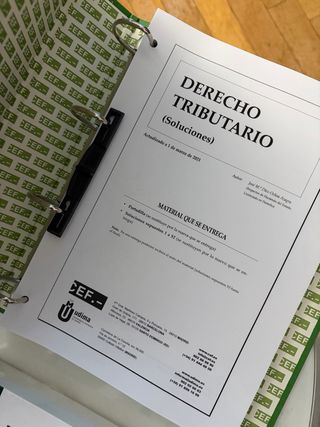 Derecho tributario y procedimientos de desarrol...