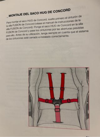 Saco Concord Hug Fusion Azul Marino Original