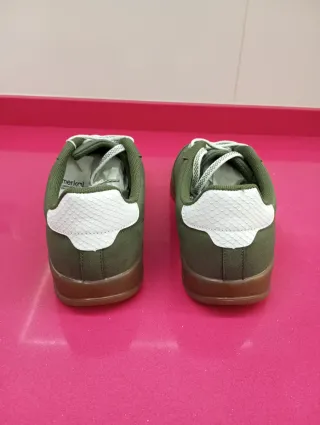 Zapatillas NYC Verde y Blanco Talla 42