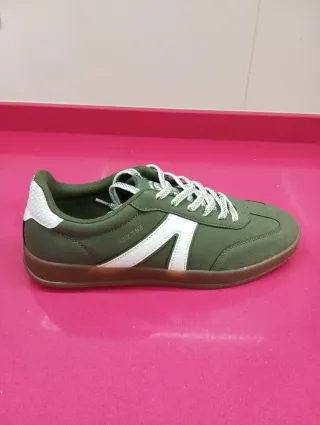 Zapatillas NYC Verde y Blanco Talla 42