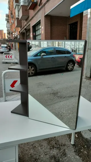 Mueble Espejo Estantería de Pared Baño 640513971