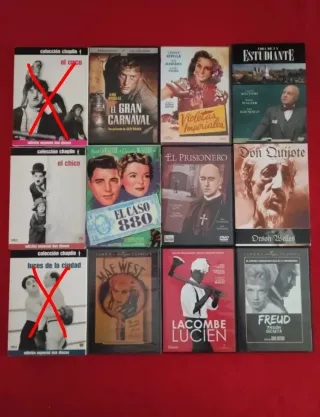 Dvd cine clásico a 8€ unidad
