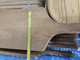 Tablas de madera Platos para pulpo