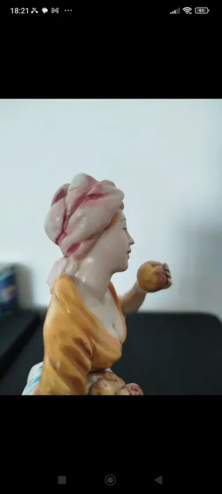 Ceramica Ponte Bassano contadina cesto frutta