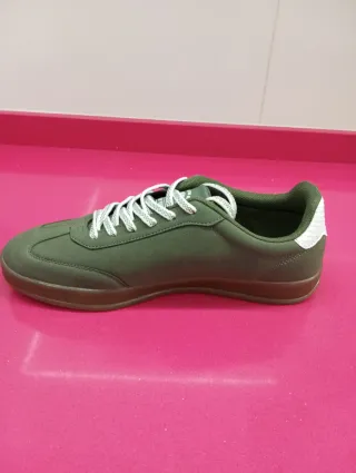 Zapatillas NYC Hombre Verde y Blanco