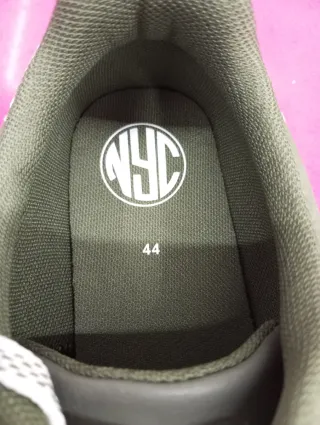 Zapatillas NYC Hombre Verde y Blanco