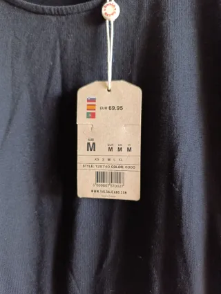 Vestido Salsa Negro Talla M