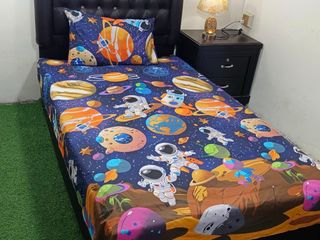 Juego de cama infantil espacio astronautas