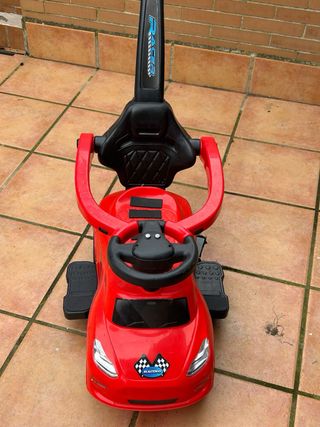 Correpasillos Coche Bebe Rojo