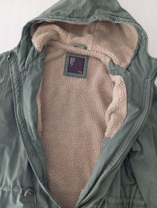 Parka donna verde militare