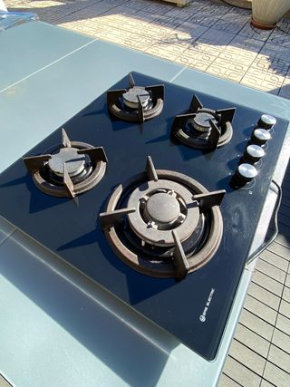 Encimera Gas Cristal 4 Fuegos EAS ELECTRIC