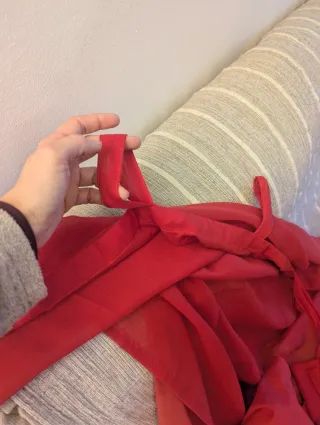 Cortinas rojas (2 unidades)