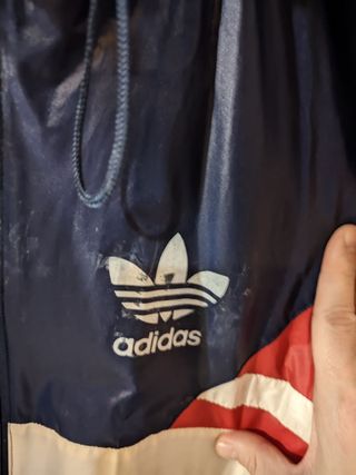 Cortavientos Adidas Originals Azul/Rojo