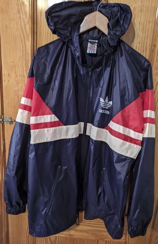 Cortavientos Adidas Originals Azul/Rojo