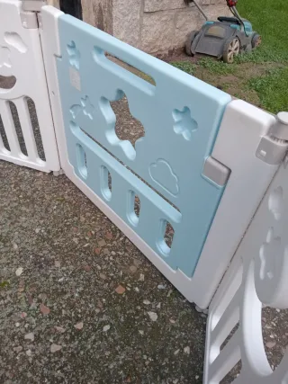 Parque infantil DripeX azul y blanco