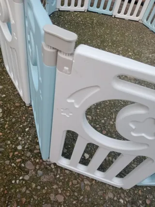 Parque infantil DripeX azul y blanco