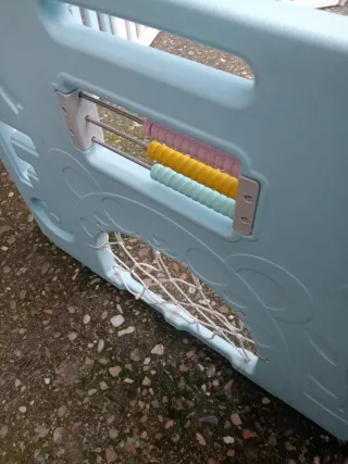 Parque infantil DripeX azul y blanco