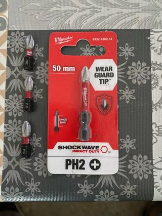 Puntas Milwaukee PH2 Shockwave Impact Duty