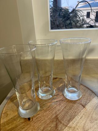 Lote 5 Vasos de Vidrio