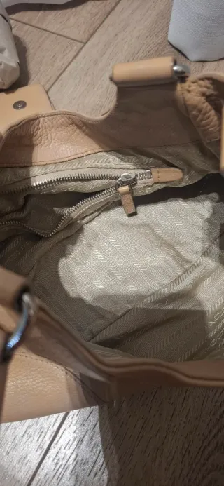 Borsa Prada Moon Beige Pelle