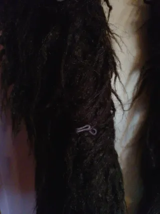 Chaleco pelo sintético marrón