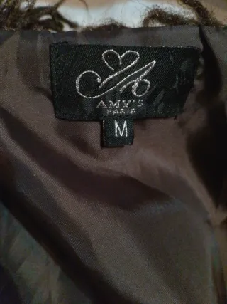 Chaleco pelo sintético marrón