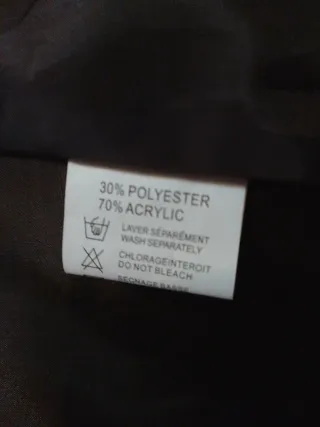 Chaleco pelo sintético marrón