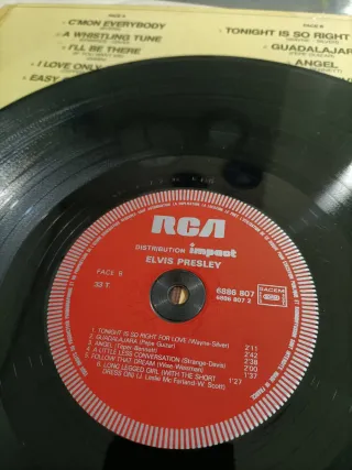 Vinilo LP Elvis Presley - recopilatorio 1977