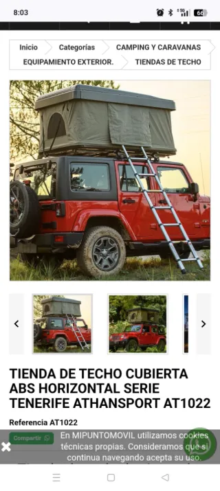 Tienda de Techo ABS Horizontal