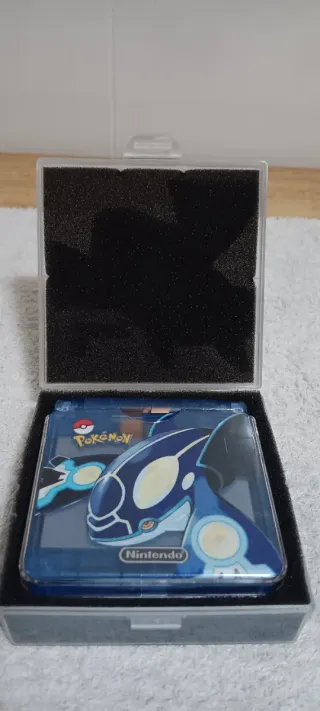 Game Boy Advance SP Kyogre Azul Transparente