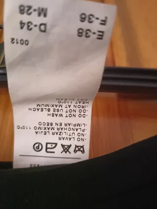 Falda larga negra y corpiño rosa palo