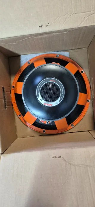 Woofer Triron Shiver Bass Negro/Naranja