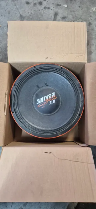 Woofer Triron Shiver Bass Negro/Naranja